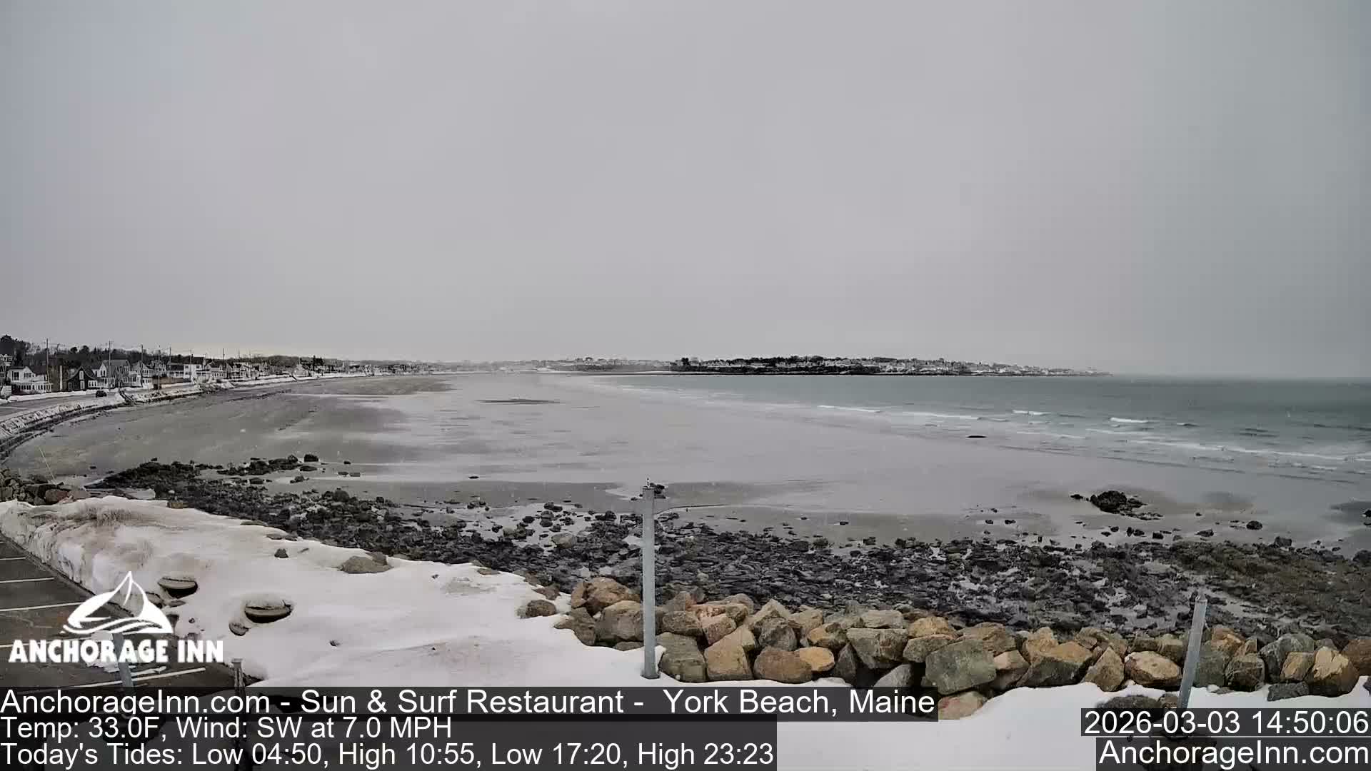 York Beach Ocean Surf Live Cam- Maine, USA