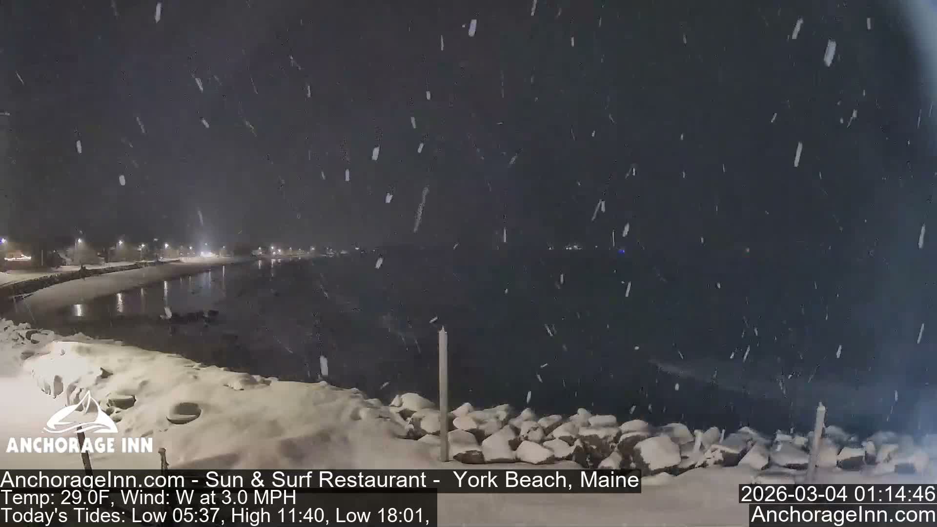 York Beach Ocean Surf Live Cam- Maine, USA