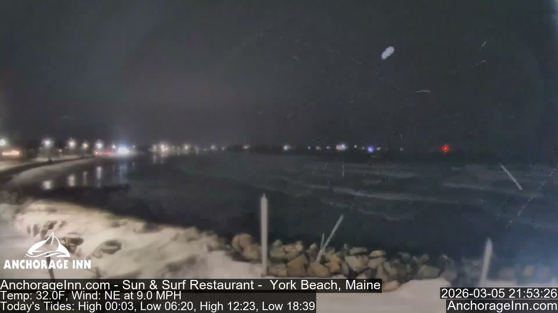 York Beach Ocean Surf Live Cam- Maine, USA