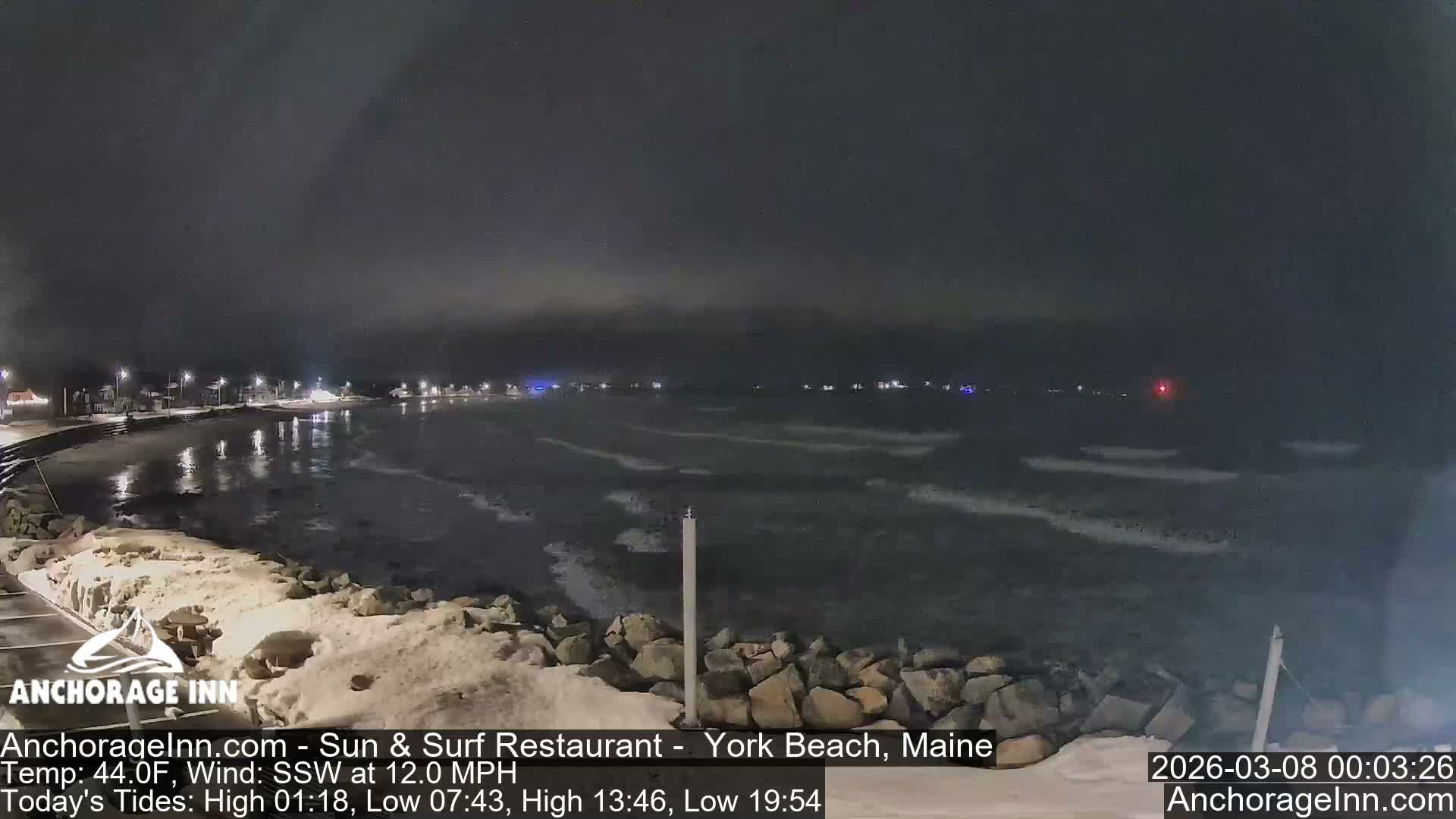 York Beach Ocean Surf Live Cam- Maine, USA