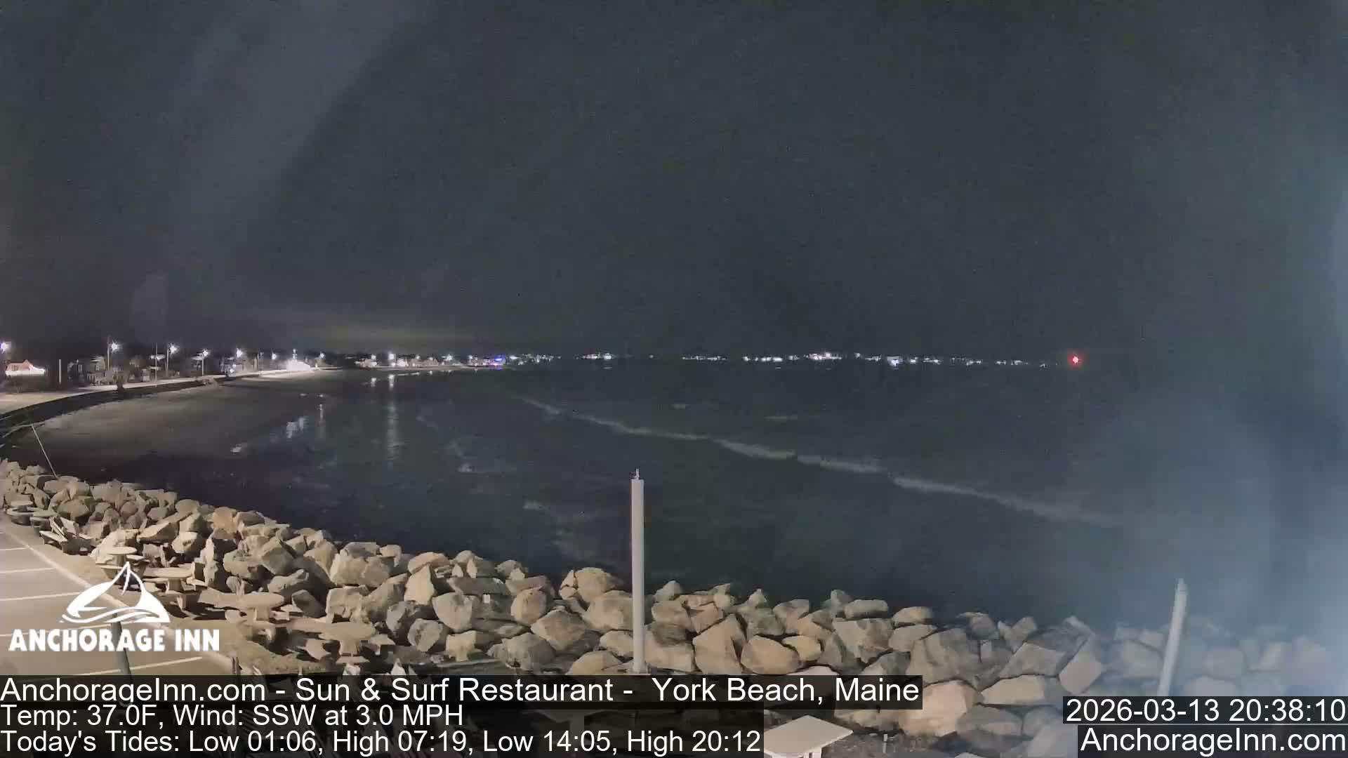 York Beach Ocean Surf Live Cam- Maine, USA