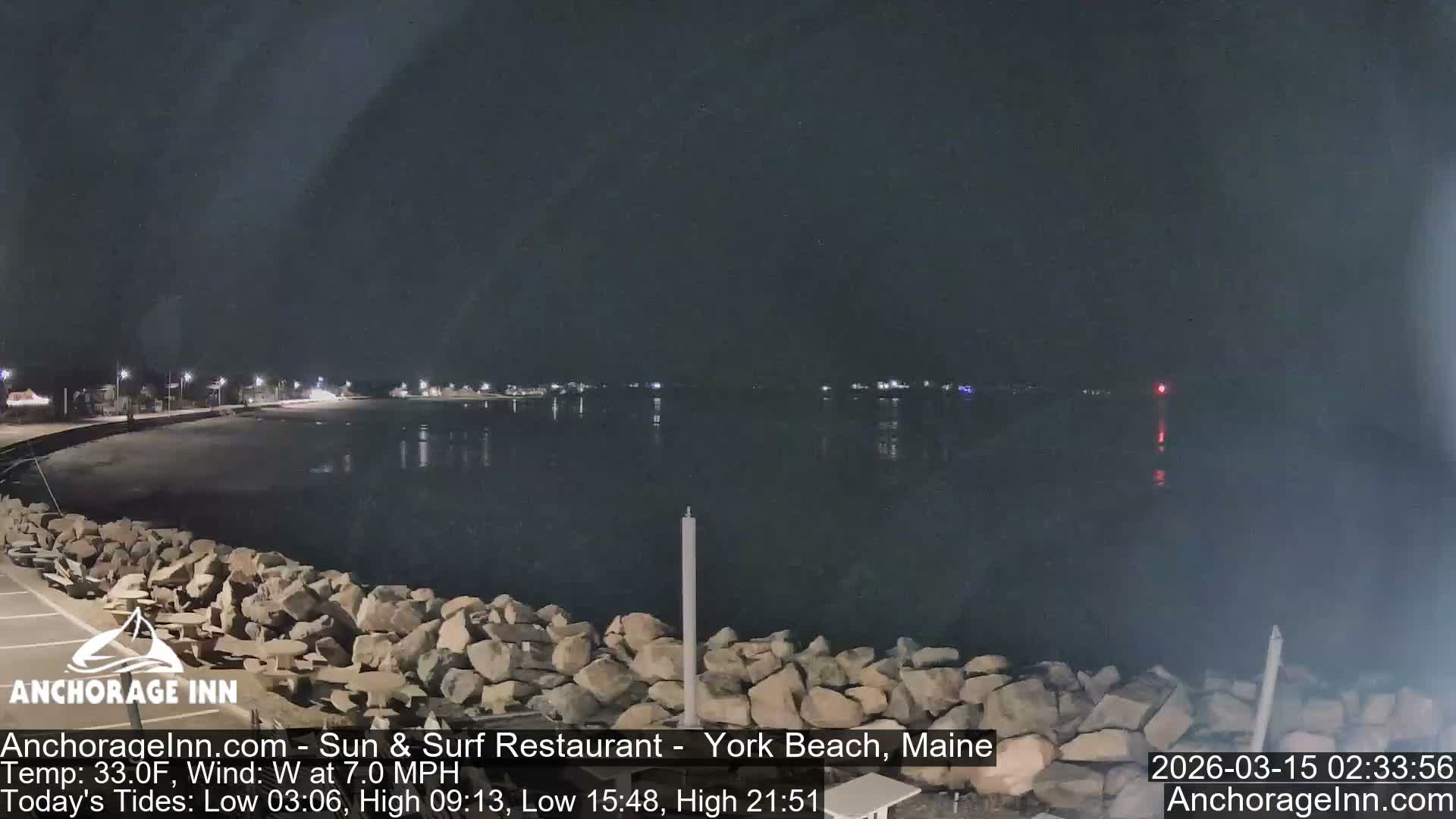 York Beach Ocean Surf Live Cam- Maine, USA