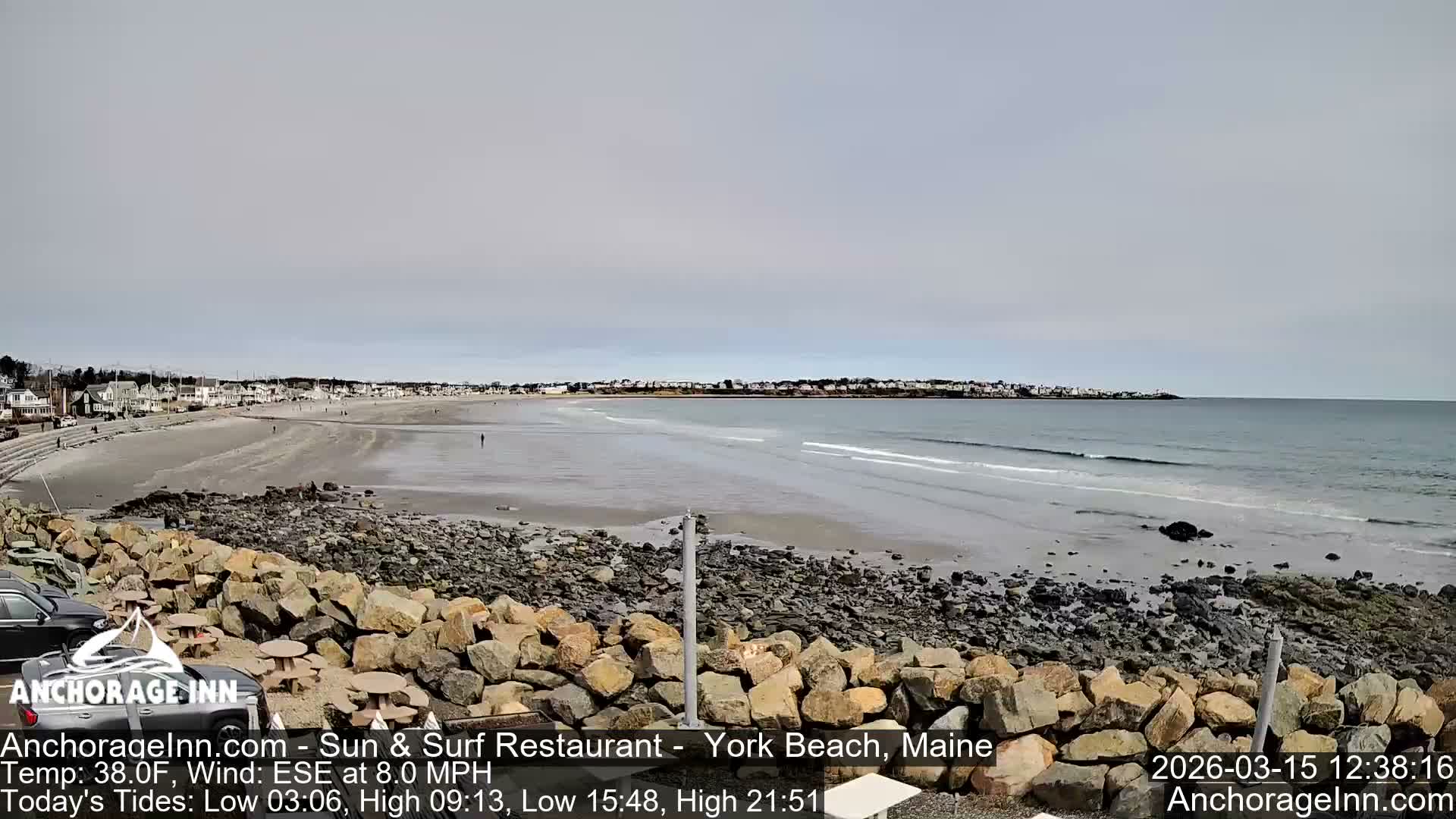 York Beach Ocean Surf Live Cam- Maine, USA