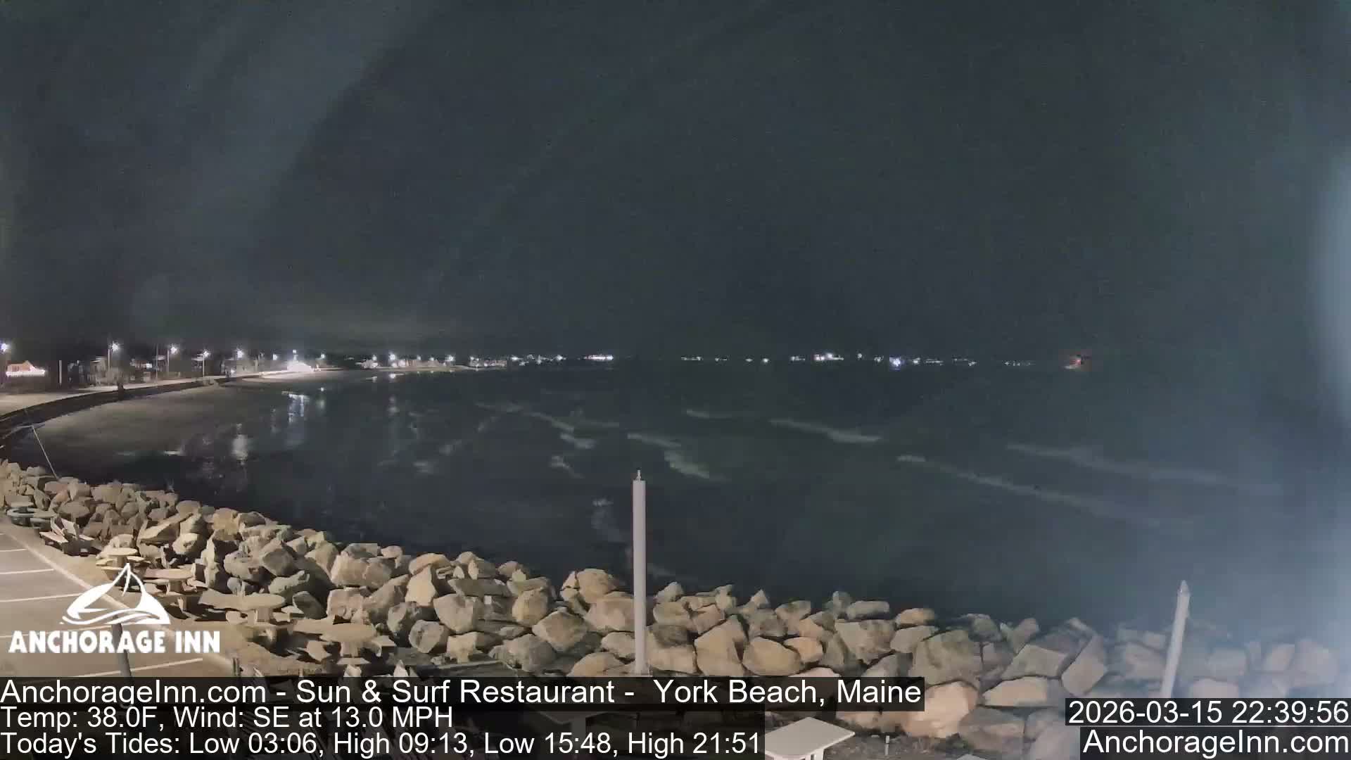 York Beach Ocean Surf Live Cam- Maine, USA