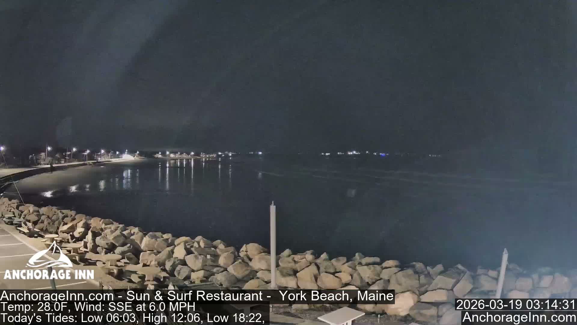 York Beach Ocean Surf Live Cam- Maine, USA