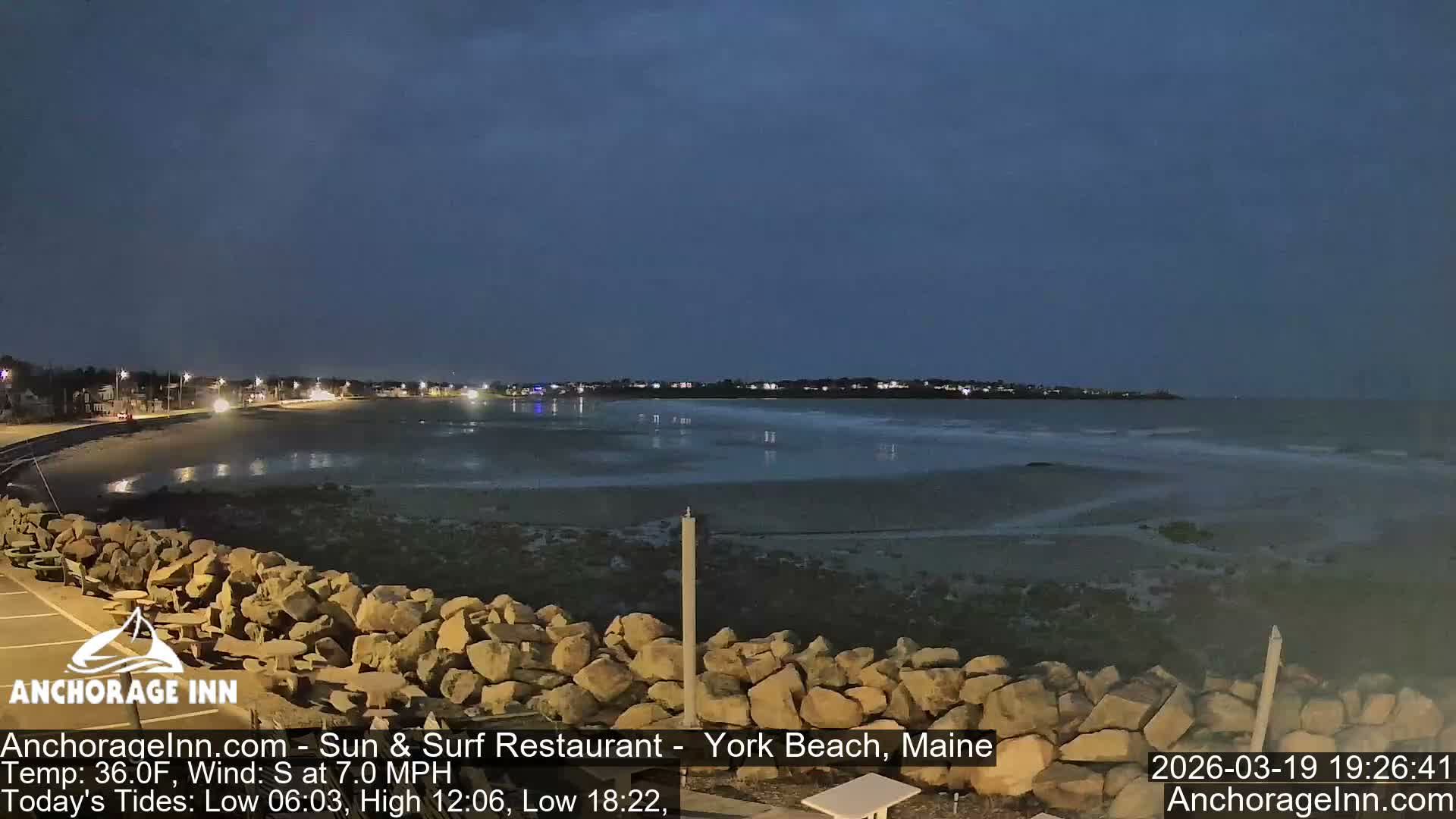 York Beach Ocean Surf Live Cam- Maine, USA