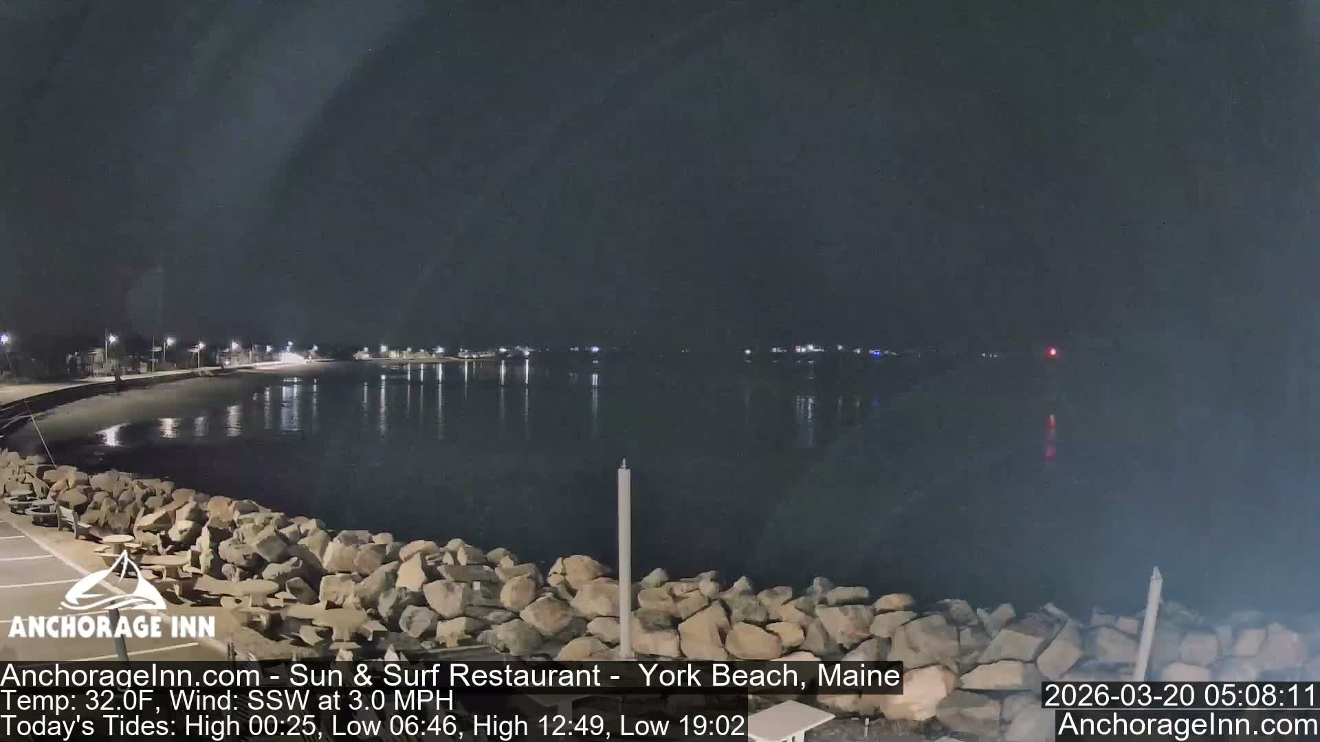 York Beach Ocean Surf Live Cam- Maine, USA