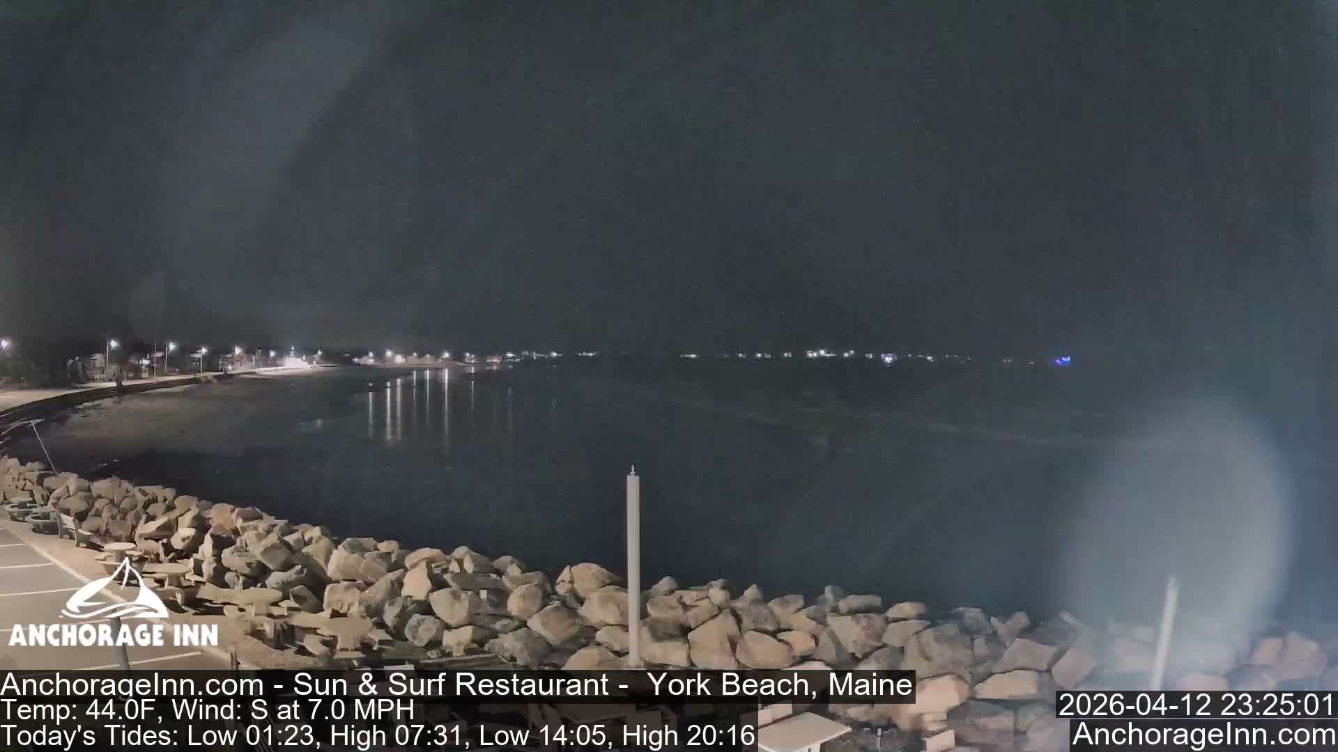 York Beach Ocean Surf Live Cam- Maine, USA