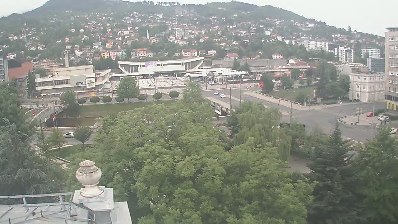 Općina (Municipality) Centar Sarajevo Skyline Live Cam - Centar, Sarajevo, Sarajevo Canton, Federation of Bosnia and Herzegovina,  Bosnia and Herzegovina