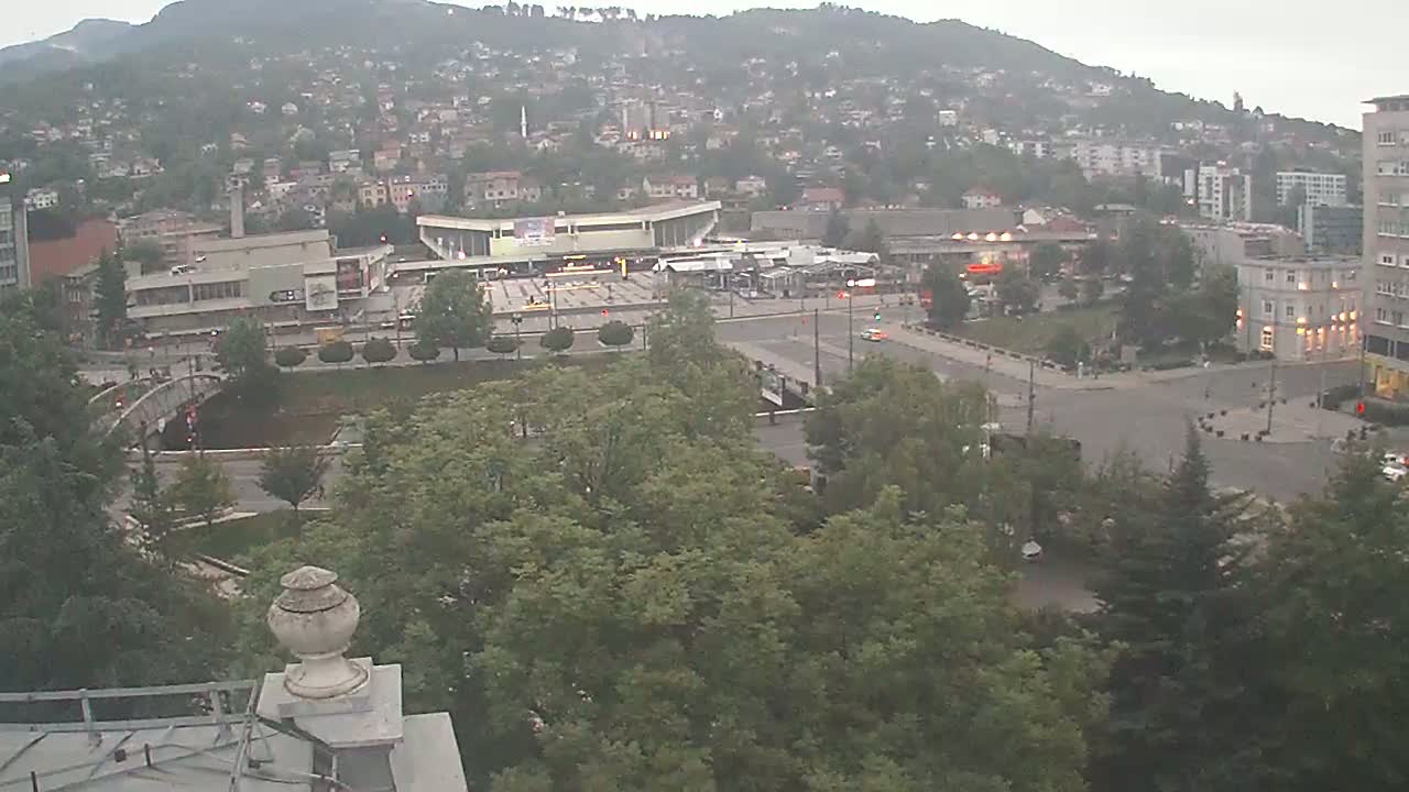 Općina (Municipality) Centar Sarajevo Skyline Live Cam - Centar, Sarajevo, Sarajevo Canton, Federation of Bosnia and Herzegovina,  Bosnia and Herzegovina