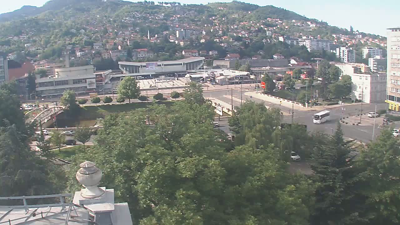 Općina (Municipality) Centar Sarajevo Skyline Live Cam - Centar, Sarajevo, Sarajevo Canton, Federation of Bosnia and Herzegovina,  Bosnia and Herzegovina