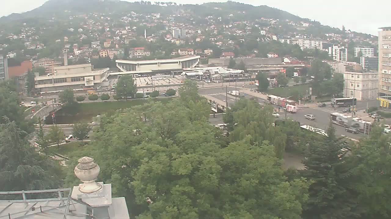 Općina (Municipality) Centar Sarajevo Skyline Live Cam - Centar, Sarajevo, Sarajevo Canton, Federation of Bosnia and Herzegovina,  Bosnia and Herzegovina