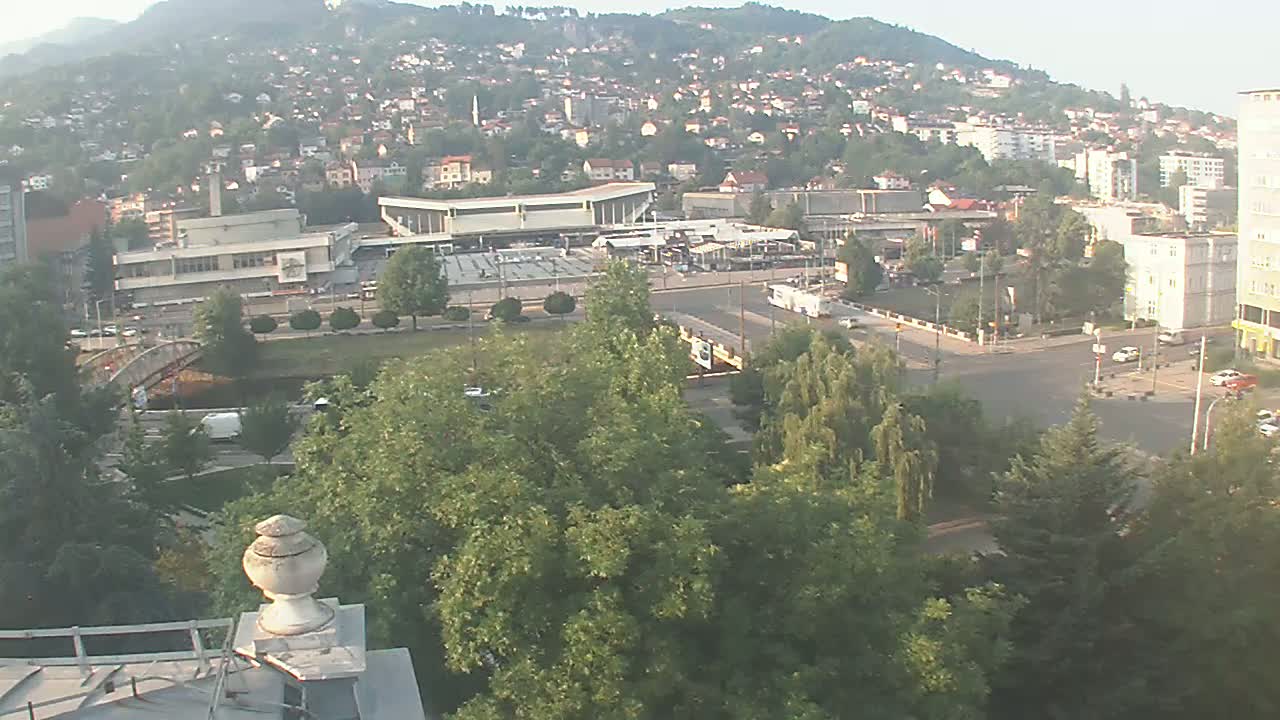 Općina (Municipality) Centar Sarajevo Skyline Live Cam - Centar, Sarajevo, Sarajevo Canton, Federation of Bosnia and Herzegovina,  Bosnia and Herzegovina