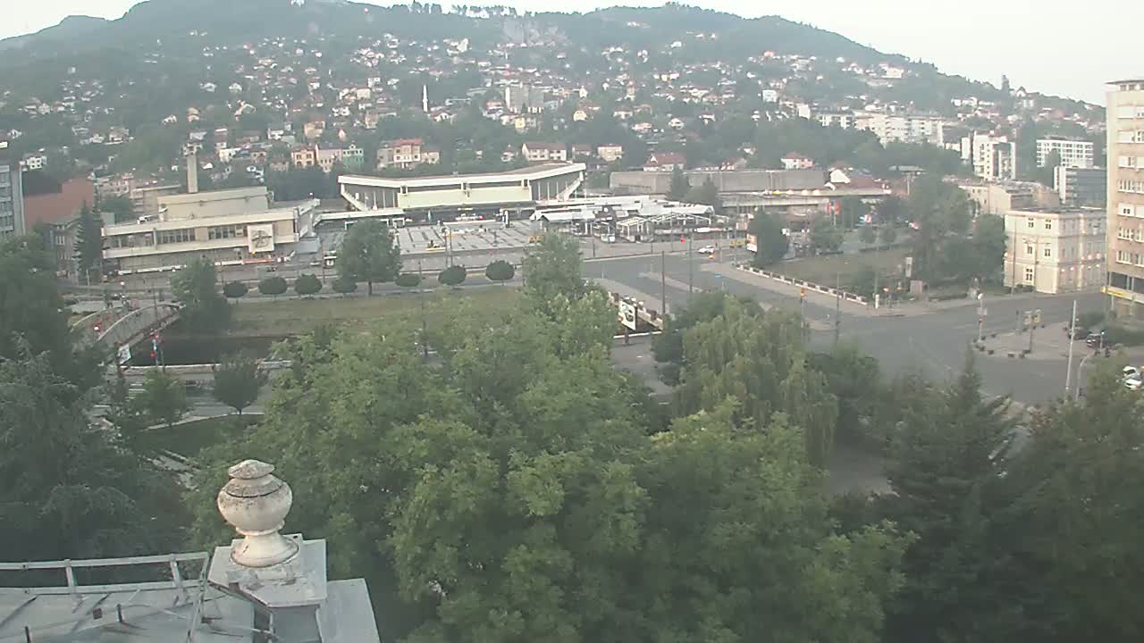 Općina (Municipality) Centar Sarajevo Skyline Live Cam - Centar, Sarajevo, Sarajevo Canton, Federation of Bosnia and Herzegovina,  Bosnia and Herzegovina