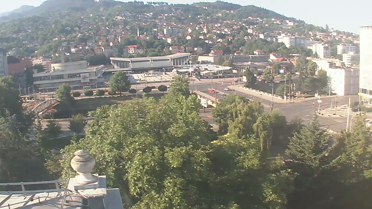 Općina (Municipality) Centar Sarajevo Skyline Live Cam - Centar, Sarajevo, Sarajevo Canton, Federation of Bosnia and Herzegovina,  Bosnia and Herzegovina