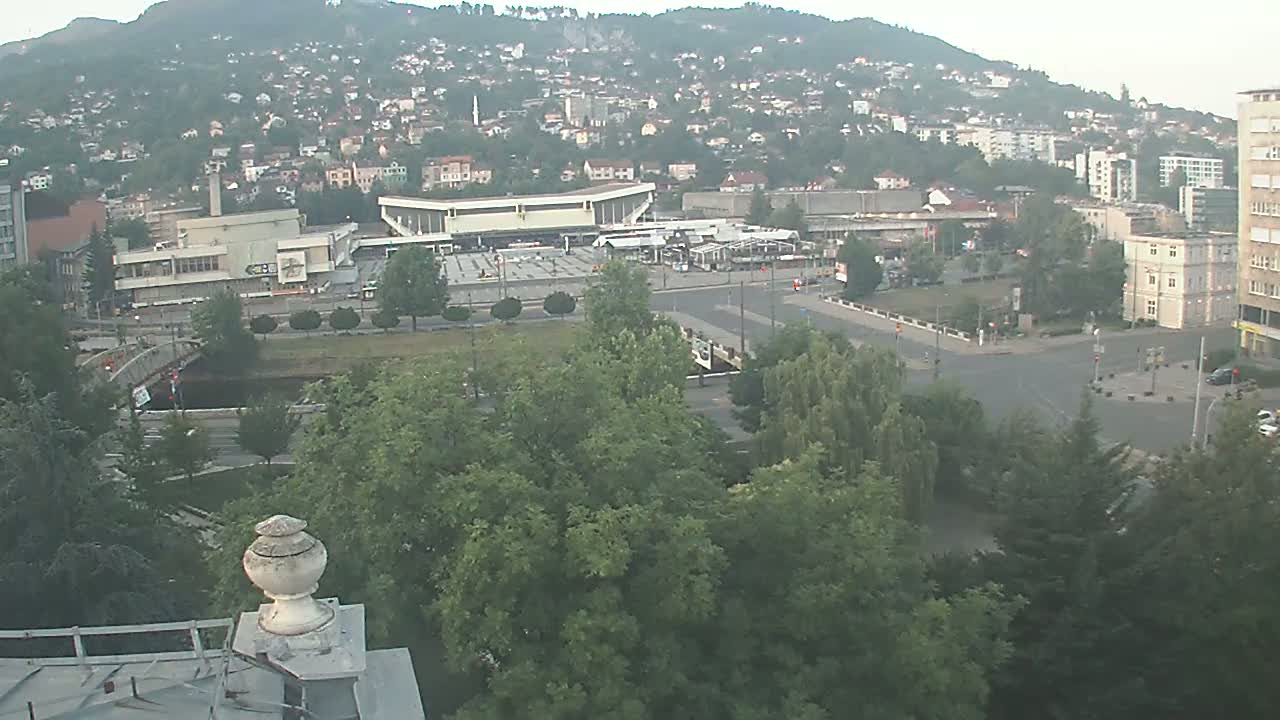 Općina (Municipality) Centar Sarajevo Skyline Live Cam - Centar, Sarajevo, Sarajevo Canton, Federation of Bosnia and Herzegovina,  Bosnia and Herzegovina