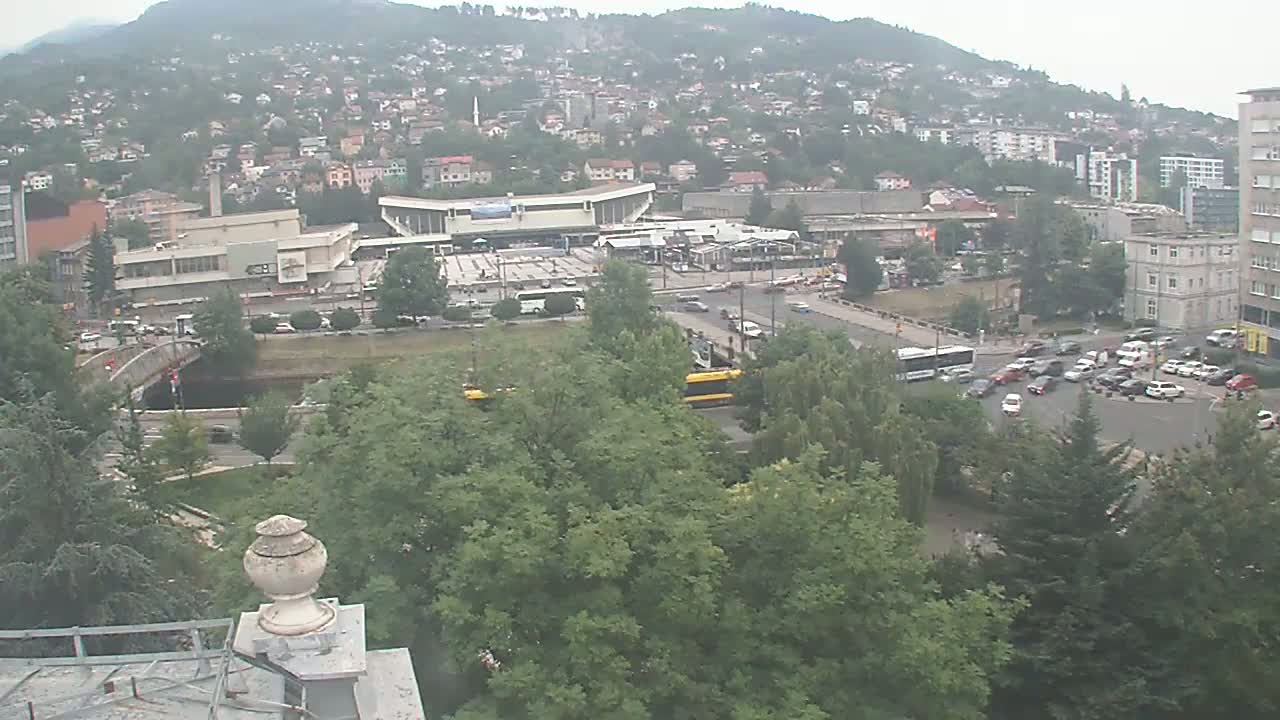 Općina (Municipality) Centar Sarajevo Skyline Live Cam - Centar, Sarajevo, Sarajevo Canton, Federation of Bosnia and Herzegovina,  Bosnia and Herzegovina