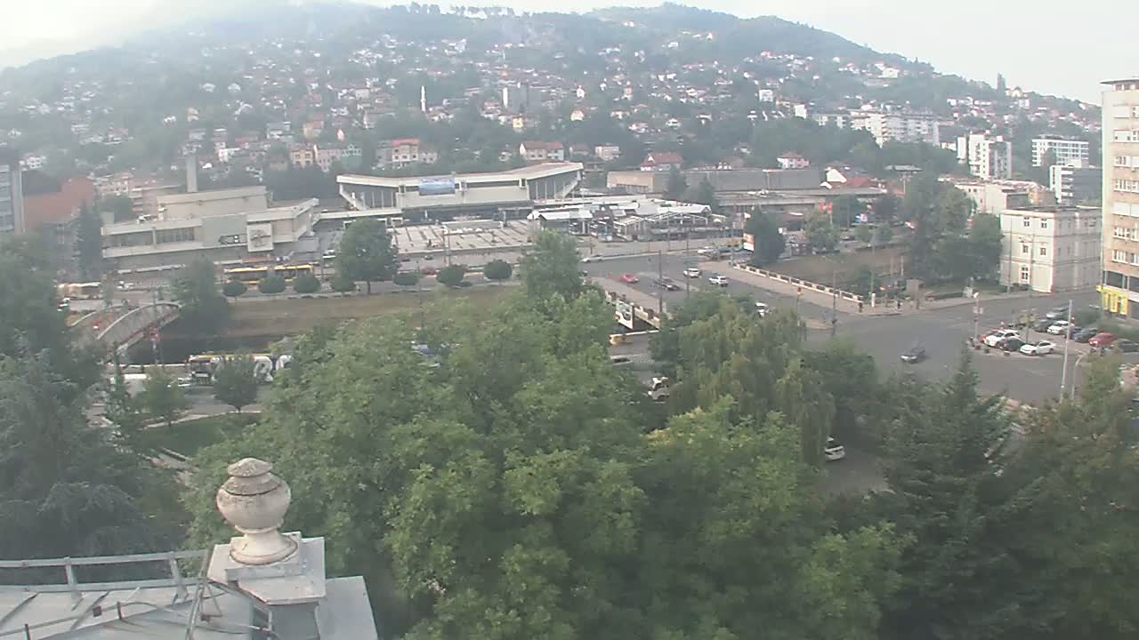 Općina (Municipality) Centar Sarajevo Skyline Live Cam - Centar, Sarajevo, Sarajevo Canton, Federation of Bosnia and Herzegovina,  Bosnia and Herzegovina