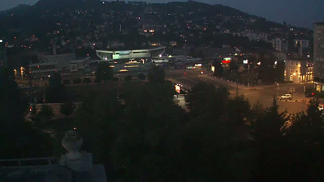 Općina (Municipality) Centar Sarajevo Skyline Live Cam - Centar, Sarajevo, Sarajevo Canton, Federation of Bosnia and Herzegovina,  Bosnia and Herzegovina