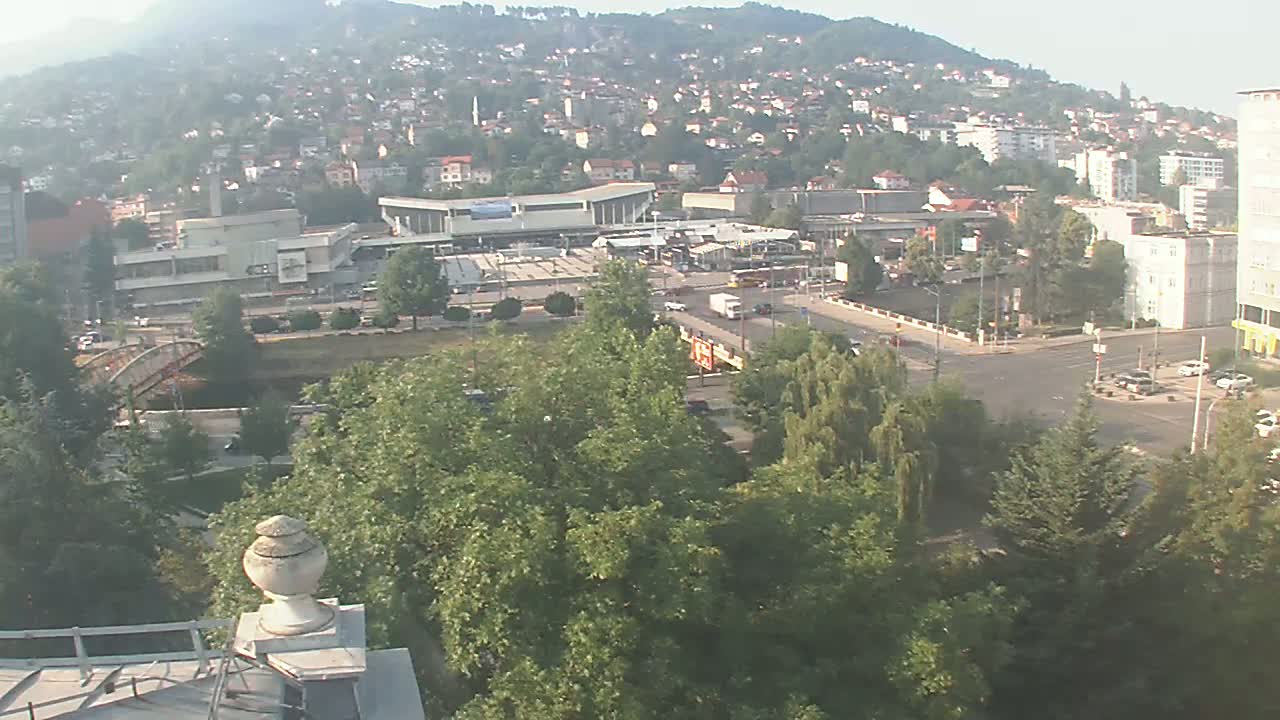 Općina (Municipality) Centar Sarajevo Skyline Live Cam - Centar, Sarajevo, Sarajevo Canton, Federation of Bosnia and Herzegovina,  Bosnia and Herzegovina