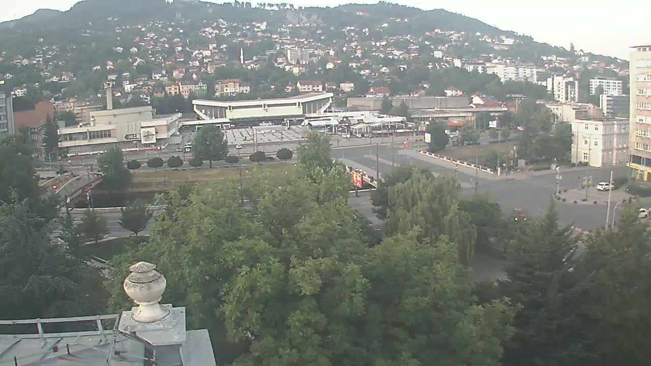 Općina (Municipality) Centar Sarajevo Skyline Live Cam - Centar, Sarajevo, Sarajevo Canton, Federation of Bosnia and Herzegovina,  Bosnia and Herzegovina