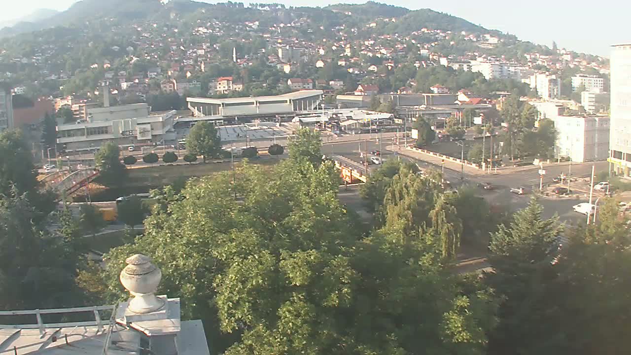 Općina (Municipality) Centar Sarajevo Skyline Live Cam - Centar, Sarajevo, Sarajevo Canton, Federation of Bosnia and Herzegovina,  Bosnia and Herzegovina