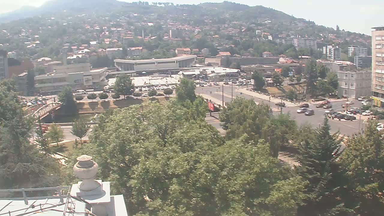 Općina (Municipality) Centar Sarajevo Skyline Live Cam - Centar, Sarajevo, Sarajevo Canton, Federation of Bosnia and Herzegovina,  Bosnia and Herzegovina