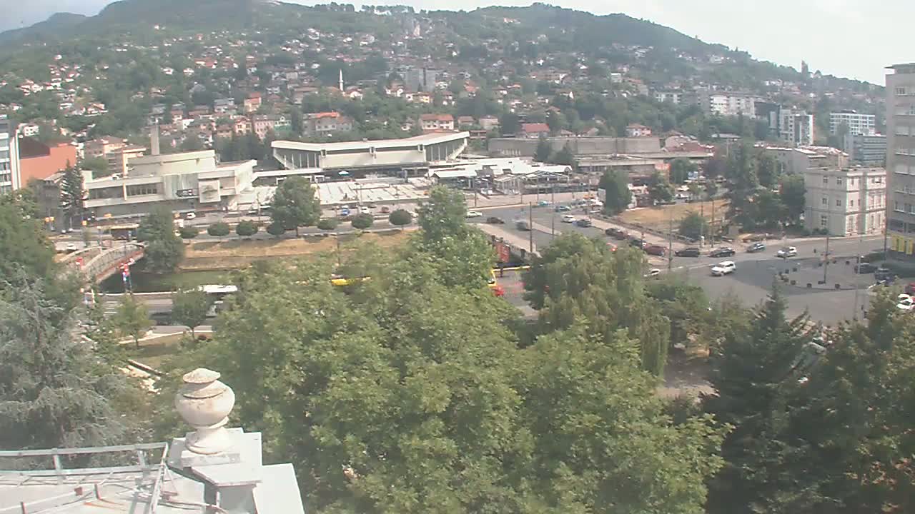 Općina (Municipality) Centar Sarajevo Skyline Live Cam - Centar, Sarajevo, Sarajevo Canton, Federation of Bosnia and Herzegovina,  Bosnia and Herzegovina