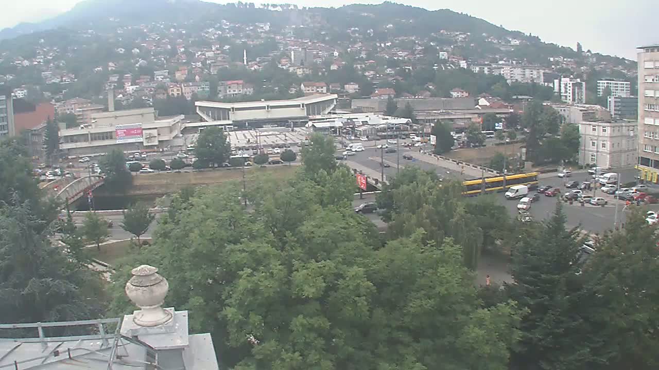 Općina (Municipality) Centar Sarajevo Skyline Live Cam - Centar, Sarajevo, Sarajevo Canton, Federation of Bosnia and Herzegovina,  Bosnia and Herzegovina