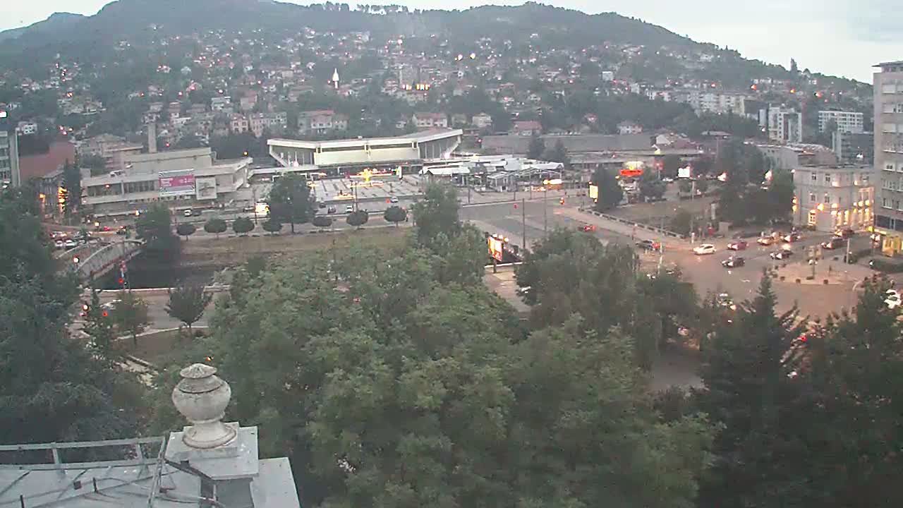Općina (Municipality) Centar Sarajevo Skyline Live Cam - Centar, Sarajevo, Sarajevo Canton, Federation of Bosnia and Herzegovina,  Bosnia and Herzegovina