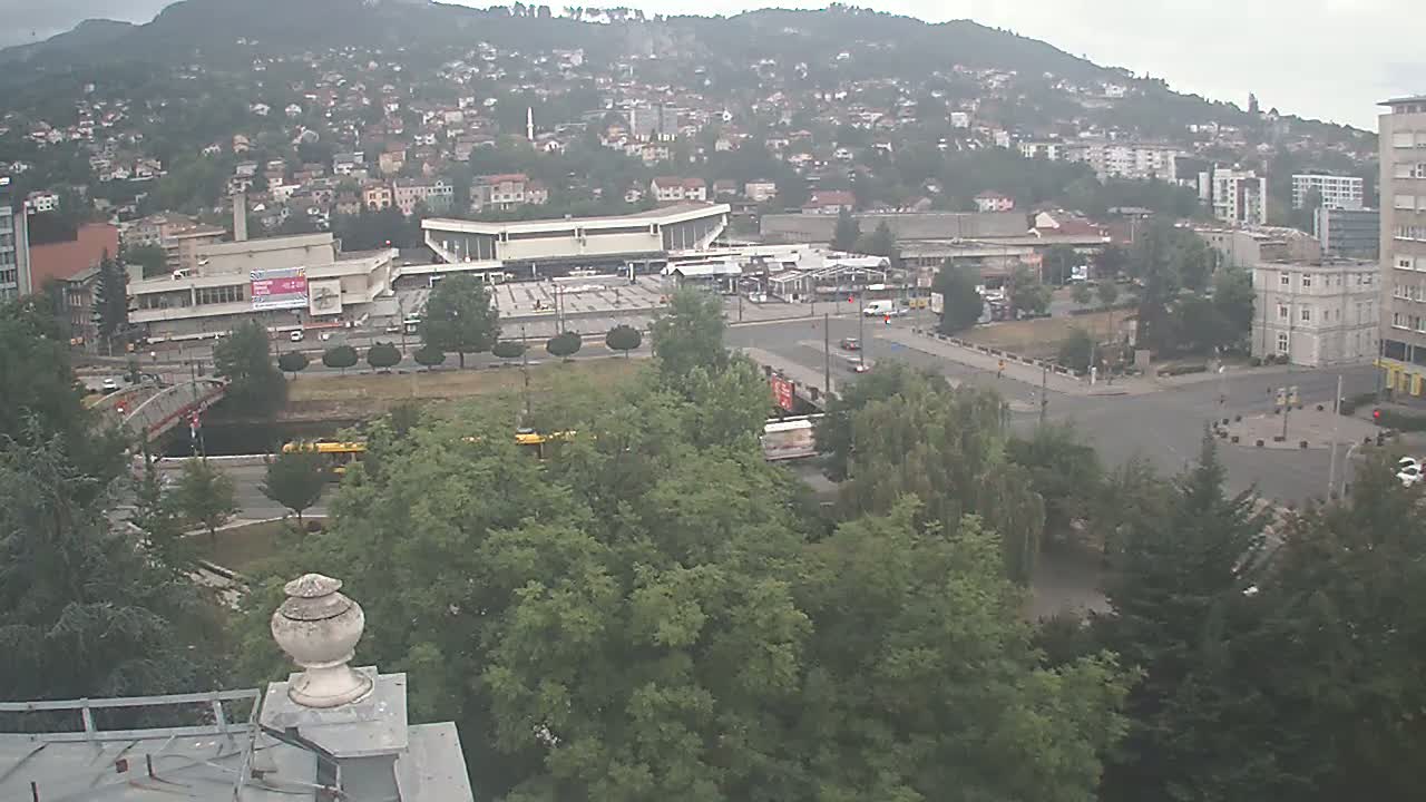 Općina (Municipality) Centar Sarajevo Skyline Live Cam - Centar, Sarajevo, Sarajevo Canton, Federation of Bosnia and Herzegovina,  Bosnia and Herzegovina