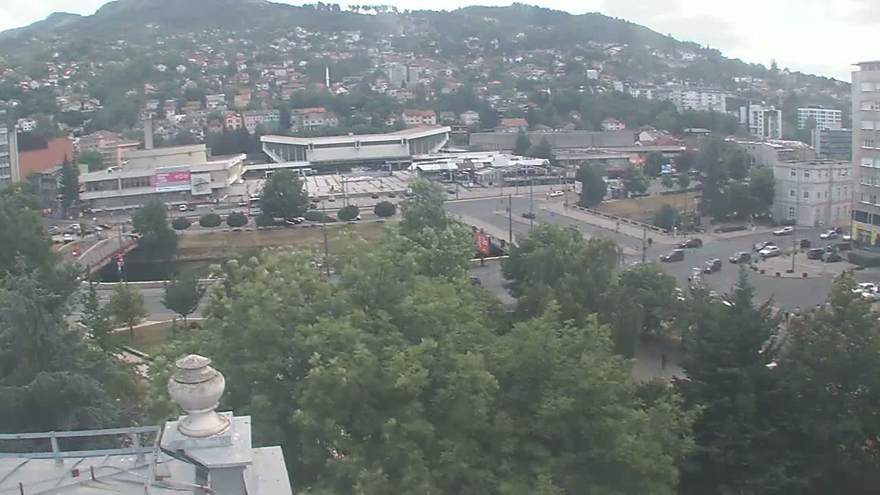 Općina (Municipality) Centar Sarajevo Skyline Live Cam - Centar, Sarajevo, Sarajevo Canton, Federation of Bosnia and Herzegovina,  Bosnia and Herzegovina