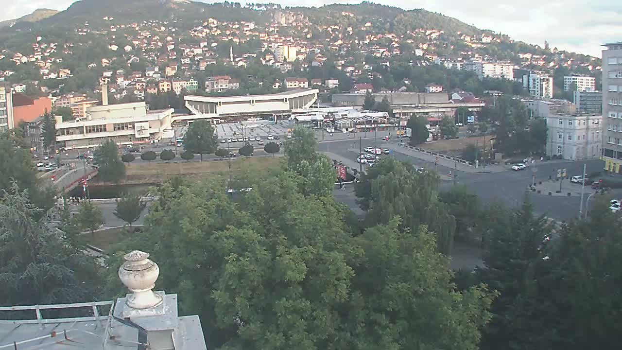 Općina (Municipality) Centar Sarajevo Skyline Live Cam - Centar, Sarajevo, Sarajevo Canton, Federation of Bosnia and Herzegovina,  Bosnia and Herzegovina