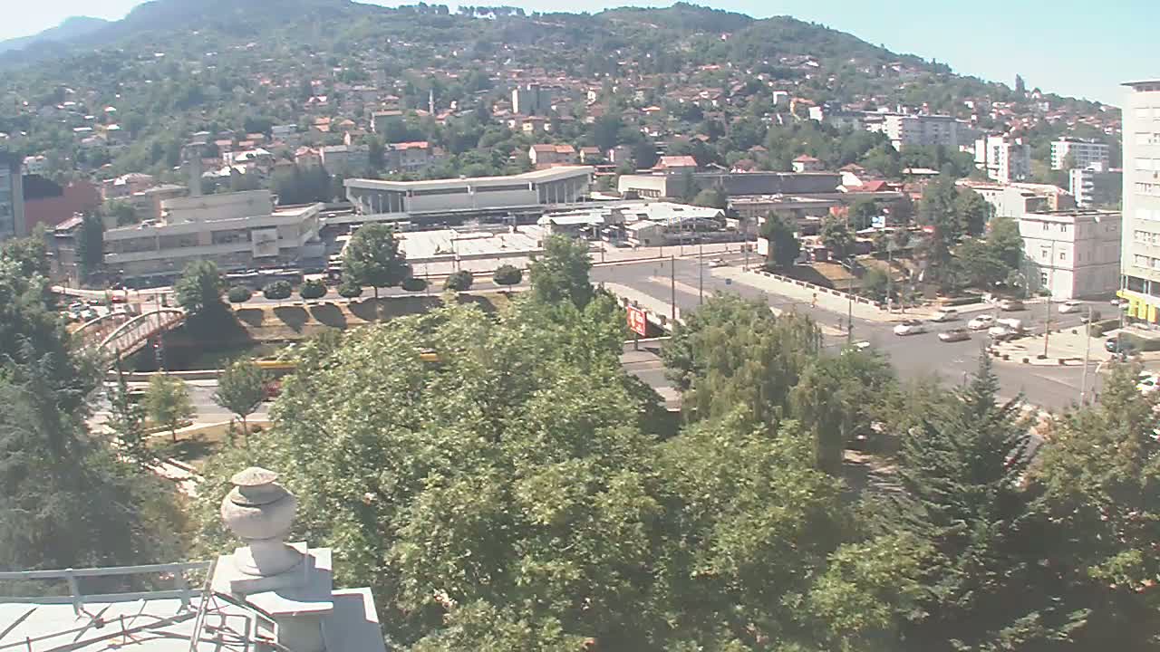 Općina (Municipality) Centar Sarajevo Skyline Live Cam - Centar, Sarajevo, Sarajevo Canton, Federation of Bosnia and Herzegovina,  Bosnia and Herzegovina