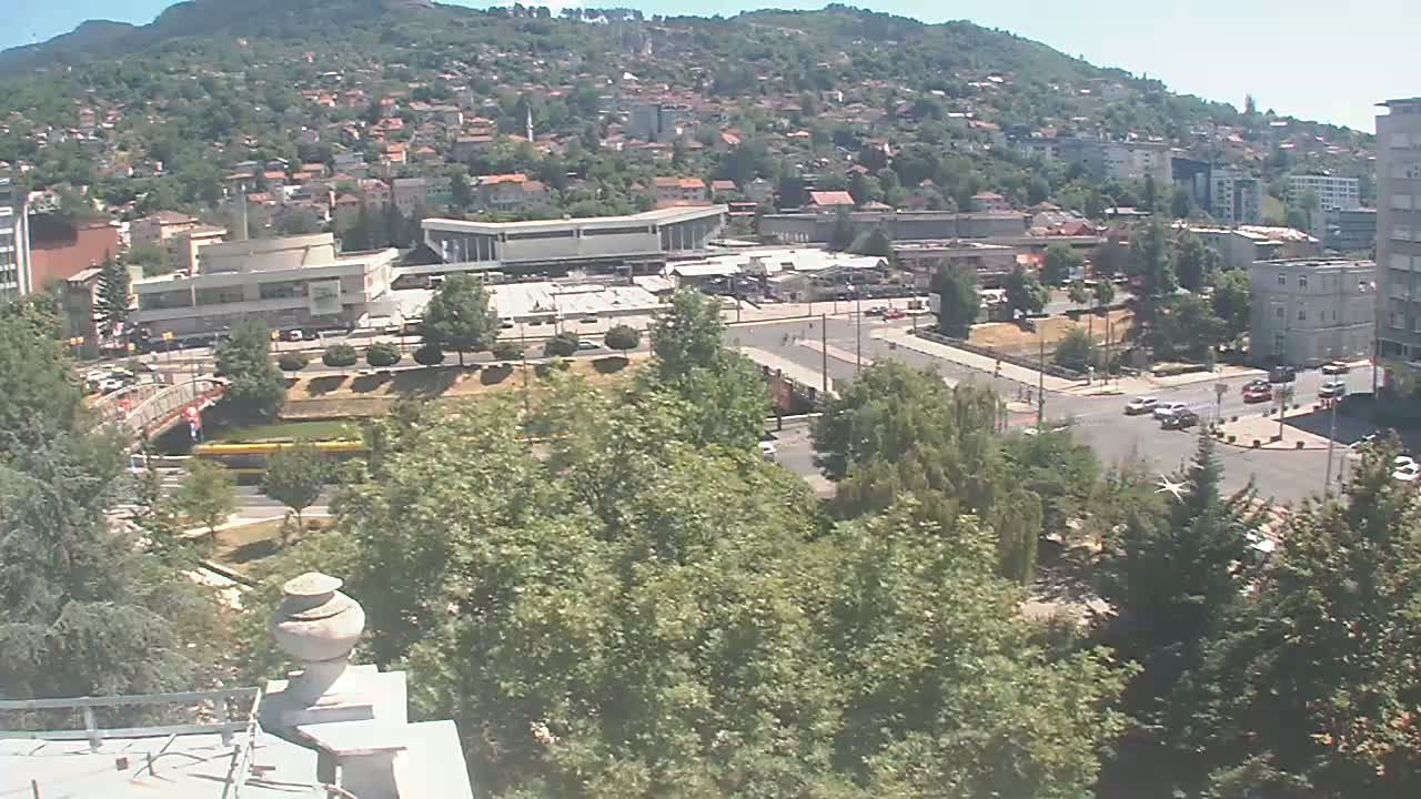 Općina (Municipality) Centar Sarajevo Skyline Live Cam - Centar, Sarajevo, Sarajevo Canton, Federation of Bosnia and Herzegovina,  Bosnia and Herzegovina