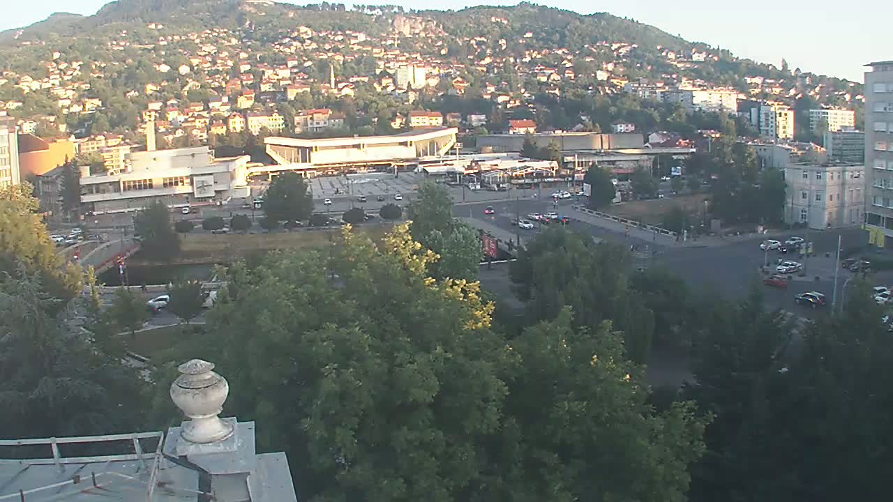 Općina (Municipality) Centar Sarajevo Skyline Live Cam - Centar, Sarajevo, Sarajevo Canton, Federation of Bosnia and Herzegovina,  Bosnia and Herzegovina