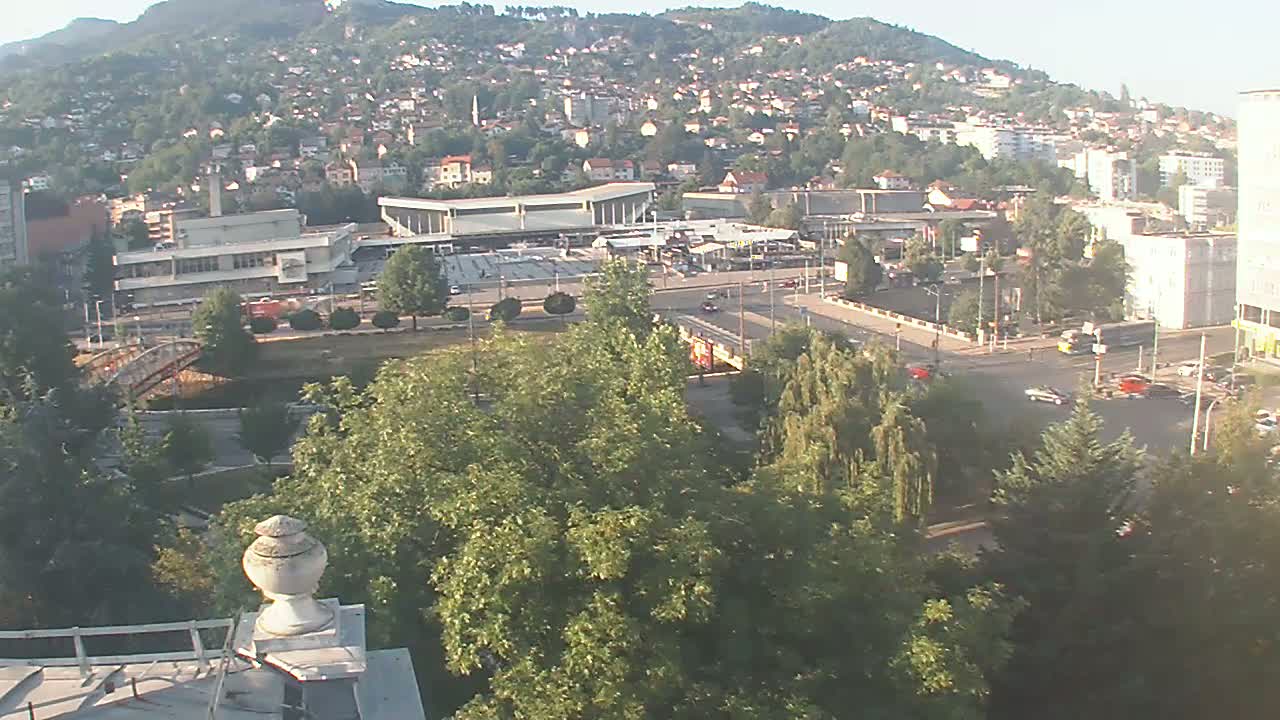 Općina (Municipality) Centar Sarajevo Skyline Live Cam - Centar, Sarajevo, Sarajevo Canton, Federation of Bosnia and Herzegovina,  Bosnia and Herzegovina
