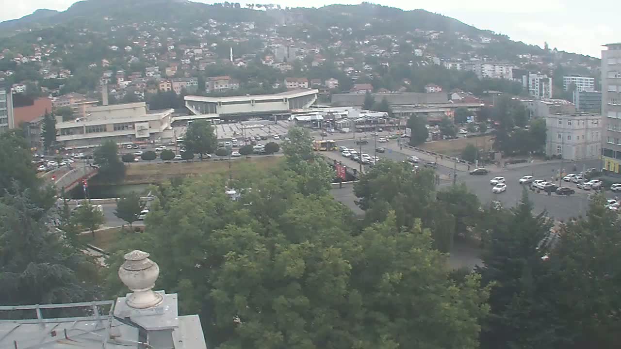 Općina (Municipality) Centar Sarajevo Skyline Live Cam - Centar, Sarajevo, Sarajevo Canton, Federation of Bosnia and Herzegovina,  Bosnia and Herzegovina