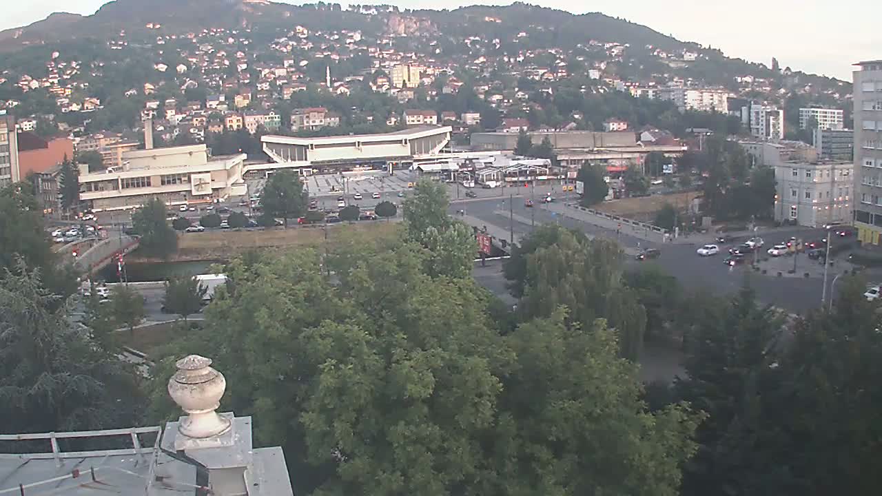 Općina (Municipality) Centar Sarajevo Skyline Live Cam - Centar, Sarajevo, Sarajevo Canton, Federation of Bosnia and Herzegovina,  Bosnia and Herzegovina