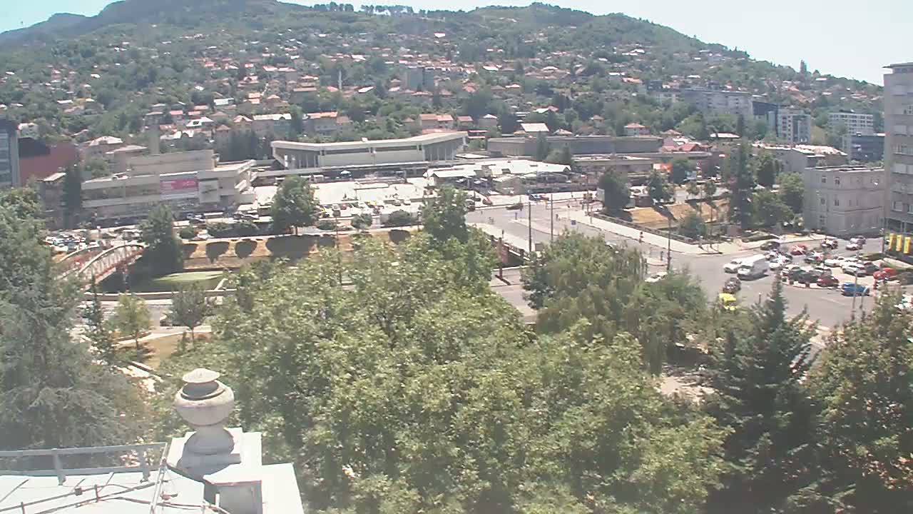 Općina (Municipality) Centar Sarajevo Skyline Live Cam - Centar, Sarajevo, Sarajevo Canton, Federation of Bosnia and Herzegovina,  Bosnia and Herzegovina