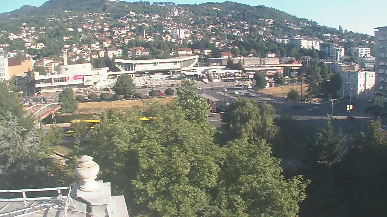Općina (Municipality) Centar Sarajevo Skyline Live Cam - Centar, Sarajevo, Sarajevo Canton, Federation of Bosnia and Herzegovina,  Bosnia and Herzegovina