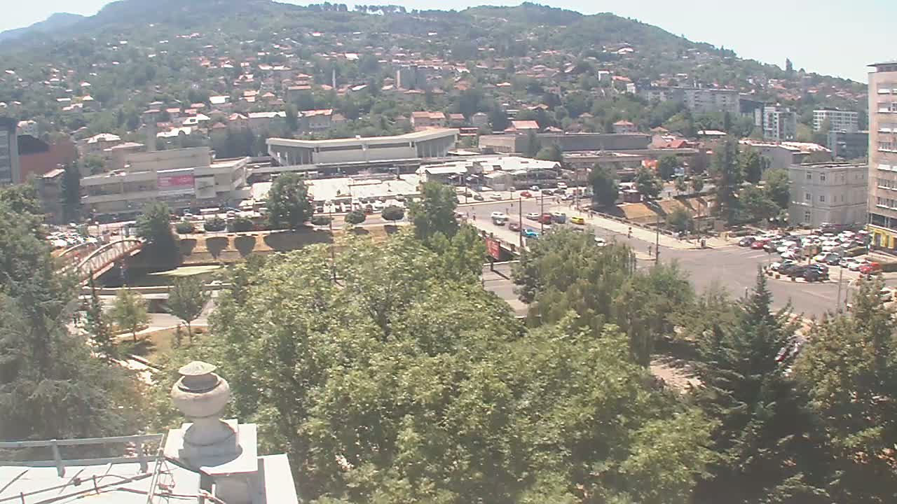 Općina (Municipality) Centar Sarajevo Skyline Live Cam - Centar, Sarajevo, Sarajevo Canton, Federation of Bosnia and Herzegovina,  Bosnia and Herzegovina