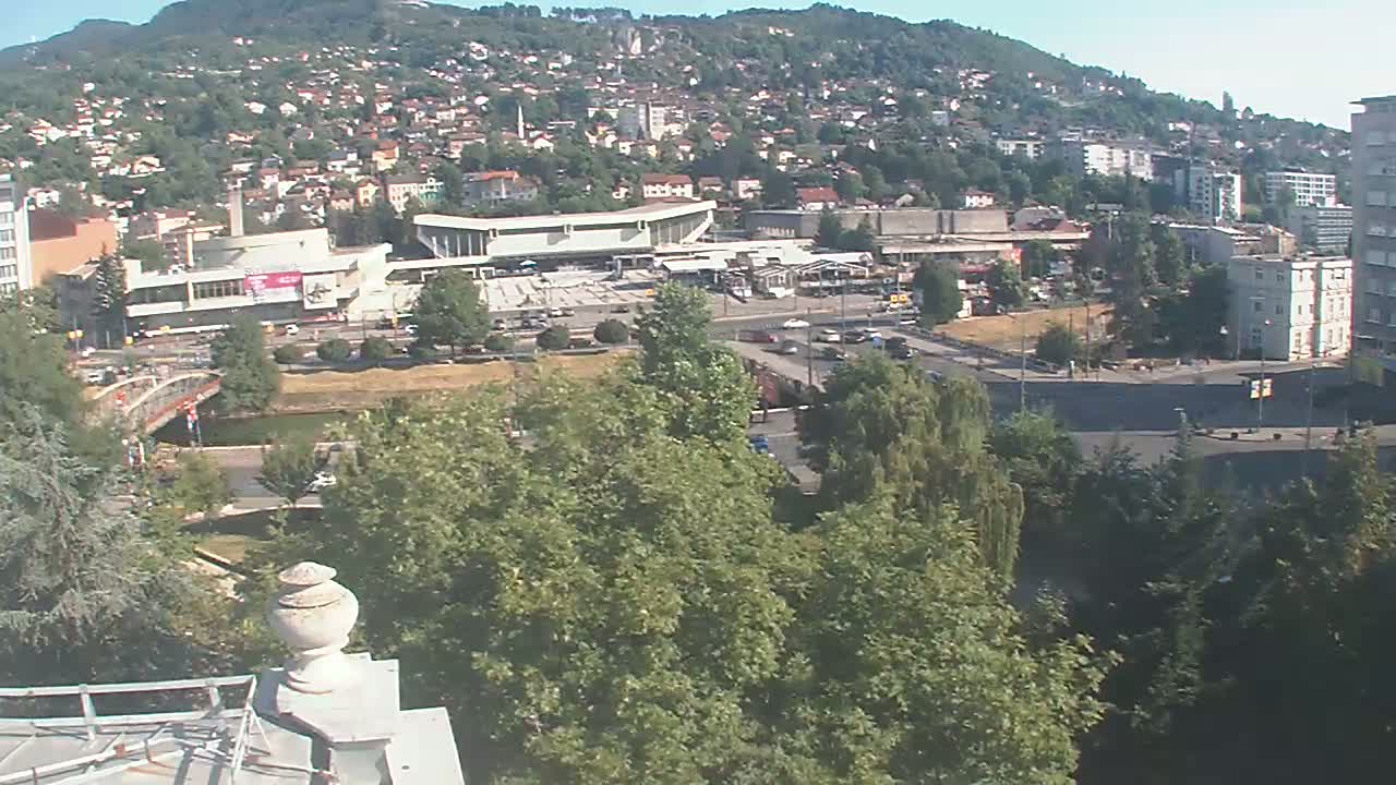 Općina (Municipality) Centar Sarajevo Skyline Live Cam - Centar, Sarajevo, Sarajevo Canton, Federation of Bosnia and Herzegovina,  Bosnia and Herzegovina