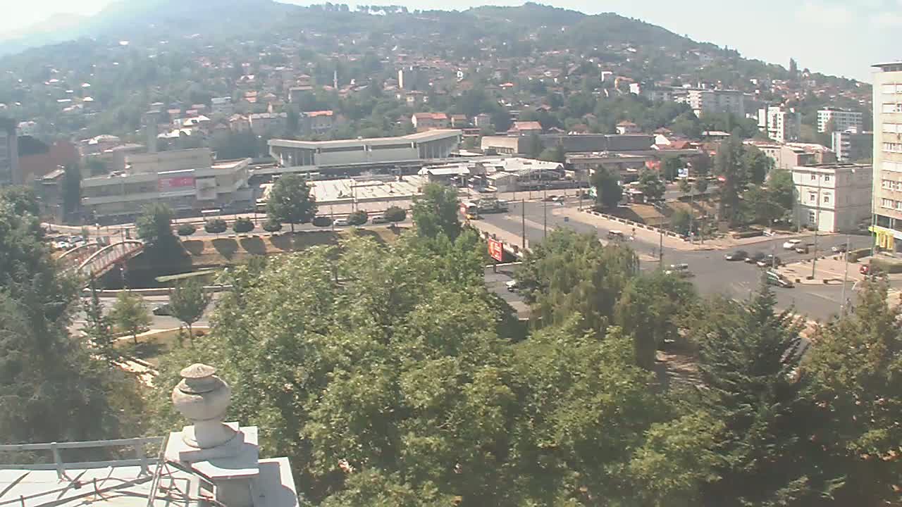 Općina (Municipality) Centar Sarajevo Skyline Live Cam - Centar, Sarajevo, Sarajevo Canton, Federation of Bosnia and Herzegovina,  Bosnia and Herzegovina