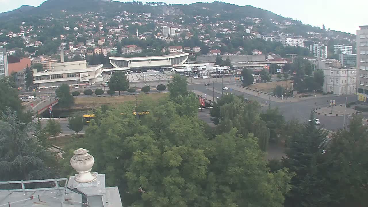 Općina (Municipality) Centar Sarajevo Skyline Live Cam - Centar, Sarajevo, Sarajevo Canton, Federation of Bosnia and Herzegovina,  Bosnia and Herzegovina
