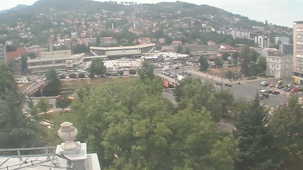 Općina (Municipality) Centar Sarajevo Skyline Live Cam - Centar, Sarajevo, Sarajevo Canton, Federation of Bosnia and Herzegovina,  Bosnia and Herzegovina