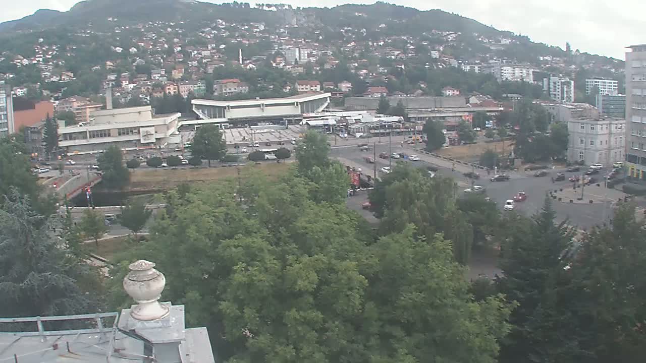 Općina (Municipality) Centar Sarajevo Skyline Live Cam - Centar, Sarajevo, Sarajevo Canton, Federation of Bosnia and Herzegovina,  Bosnia and Herzegovina