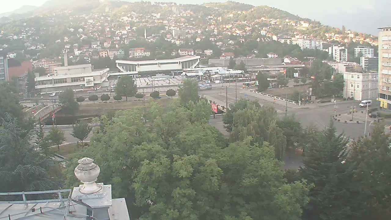 Općina (Municipality) Centar Sarajevo Skyline Live Cam - Centar, Sarajevo, Sarajevo Canton, Federation of Bosnia and Herzegovina,  Bosnia and Herzegovina