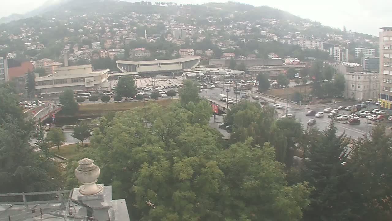 Općina (Municipality) Centar Sarajevo Skyline Live Cam - Centar, Sarajevo, Sarajevo Canton, Federation of Bosnia and Herzegovina,  Bosnia and Herzegovina