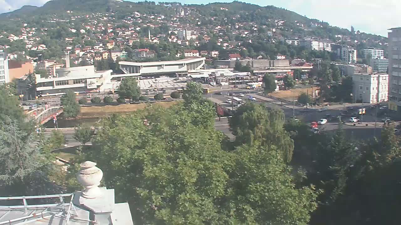 Općina (Municipality) Centar Sarajevo Skyline Live Cam - Centar, Sarajevo, Sarajevo Canton, Federation of Bosnia and Herzegovina,  Bosnia and Herzegovina
